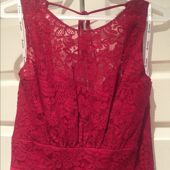 🆕 cranberry/red floor length gown - Picture 1 of 7